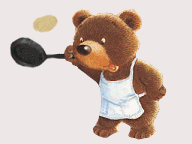 Gif animé Chandeleur crêpes ourson